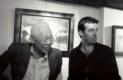 Zao Wou-Ki with Olivier Vanuxem